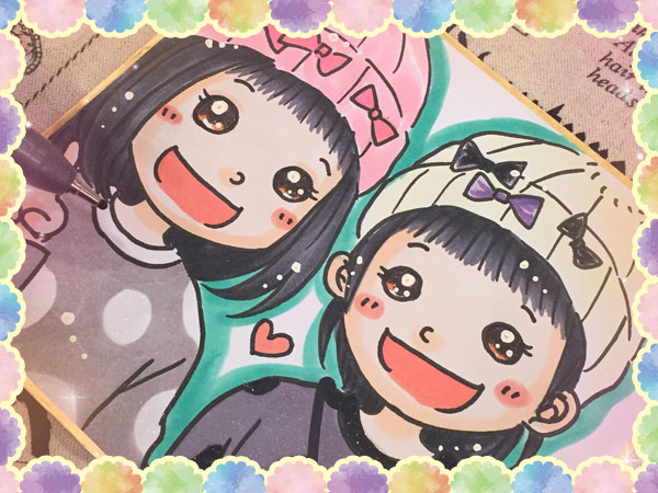 かわいい似顔絵(ミニサイズ136mm×121mm) | ベネちゃんSHOP「全国の笑顔