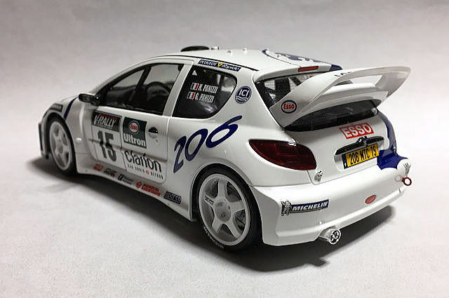 タミヤ 1／24 プジョー206WRC