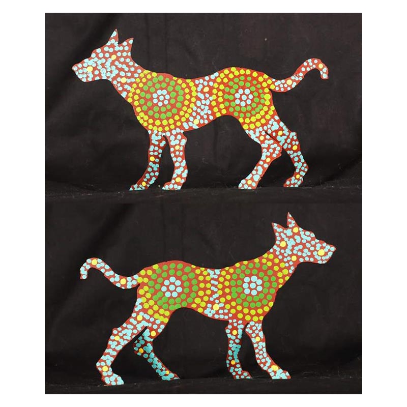 No.07ds / ドッグ 置物 / アボリジナルアート | ボー・デコール