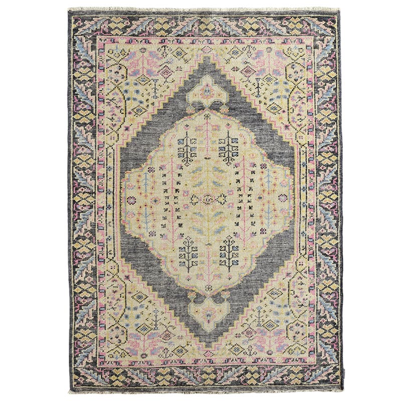 ヴィンテージ風ラグ【試作品】 ウール100％絨毯 [hk03 カイセリ