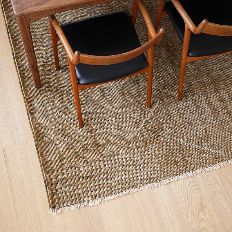 ヴィンテージ 手織り ランナーラグ 70×285cm ウール100% ヴィンテージ