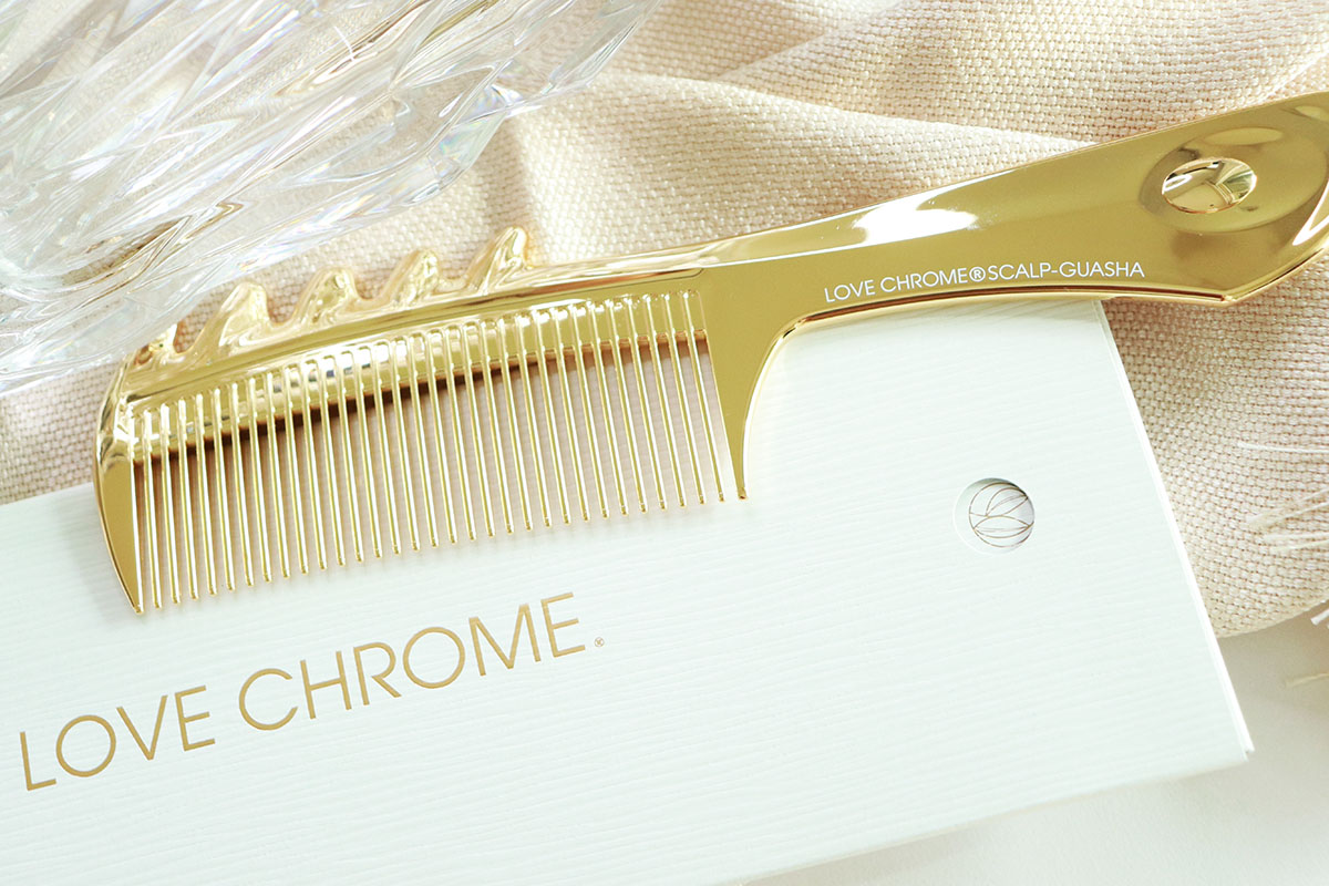 ラブクロム スカルプカッサゴールド】普段使いコームにしてから