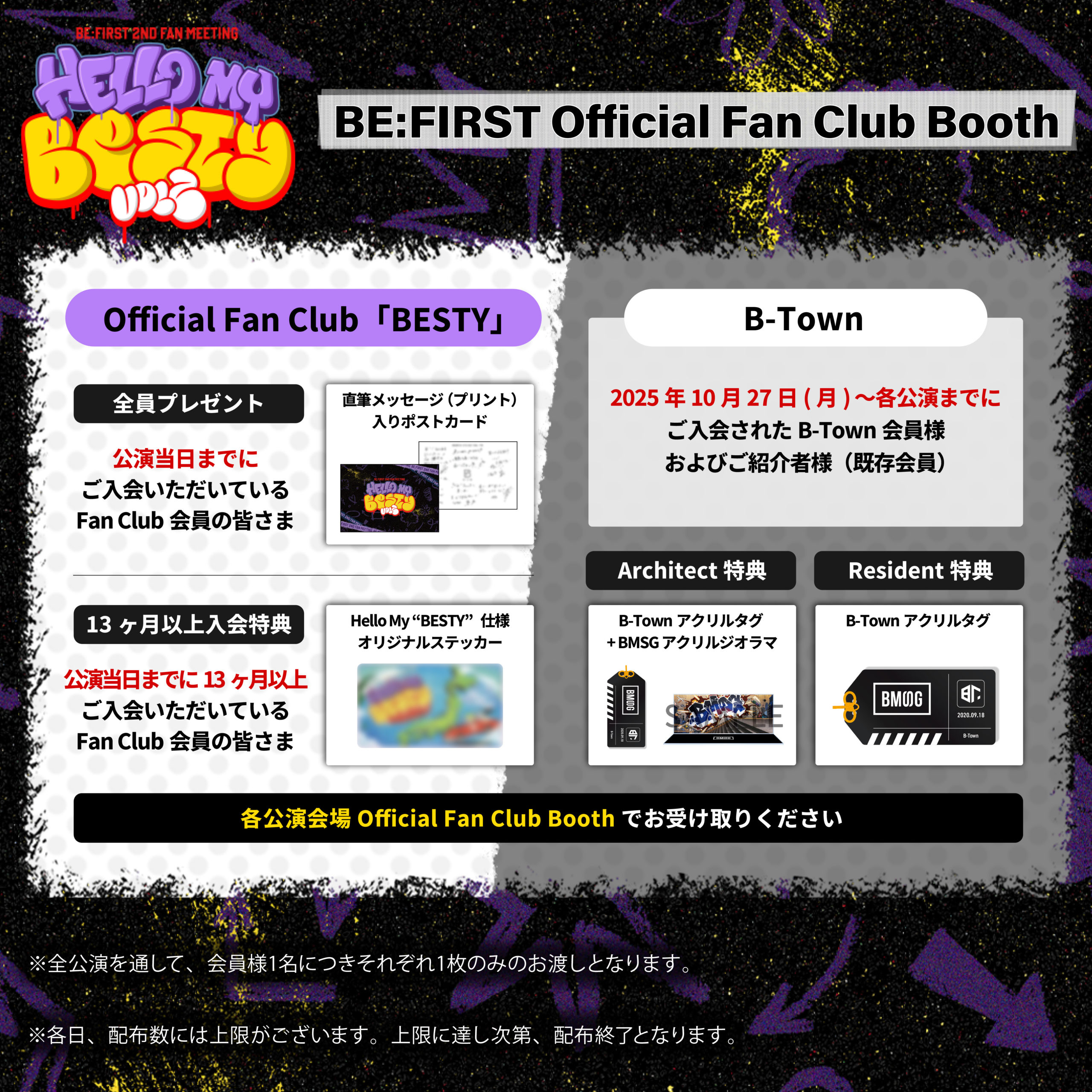 BE:FIRST 2nd Fan Meeting -Hello My “BESTY” vol.2-