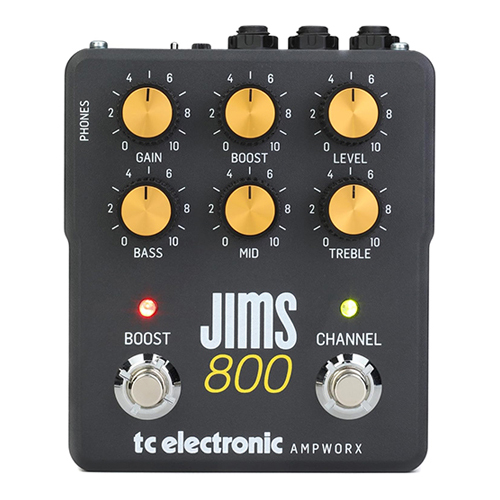 TC ELECTRONIC / JIMS 800 プリアンプの特徴などレビュー。モデファイ