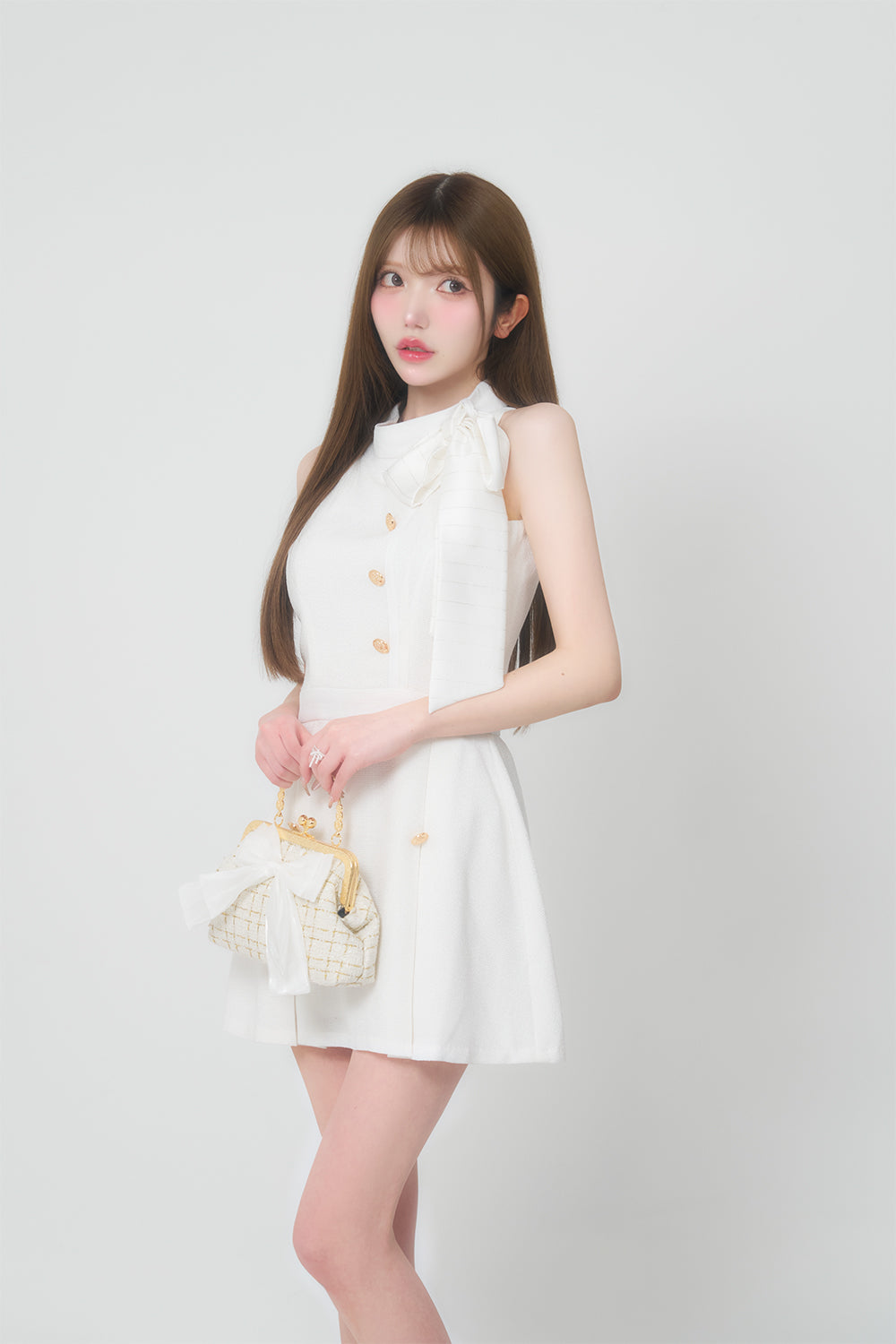 BELEAR MIMI（ベリアミミ）】【予約商品】アメスリツイードミニワンピース