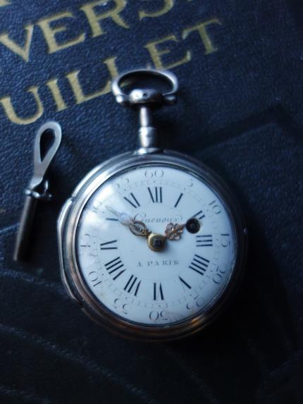 西洋骨董市ベルエポック フランスアンティーク 18世紀 懐中時計 パリ