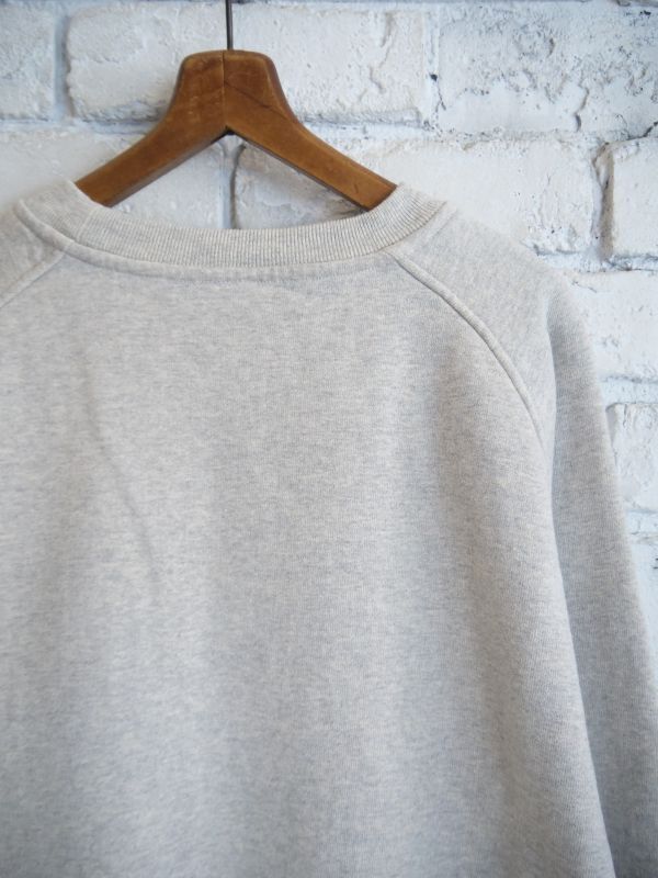 COMOLI コモリ コットン吊裏毛クルーネック (Y03-05002)