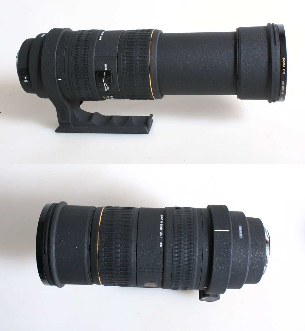 SIGMA 50-500MM F/4.5-6.3 LENS FOR CANON EF MOUNT W SIGMA APO 2X
