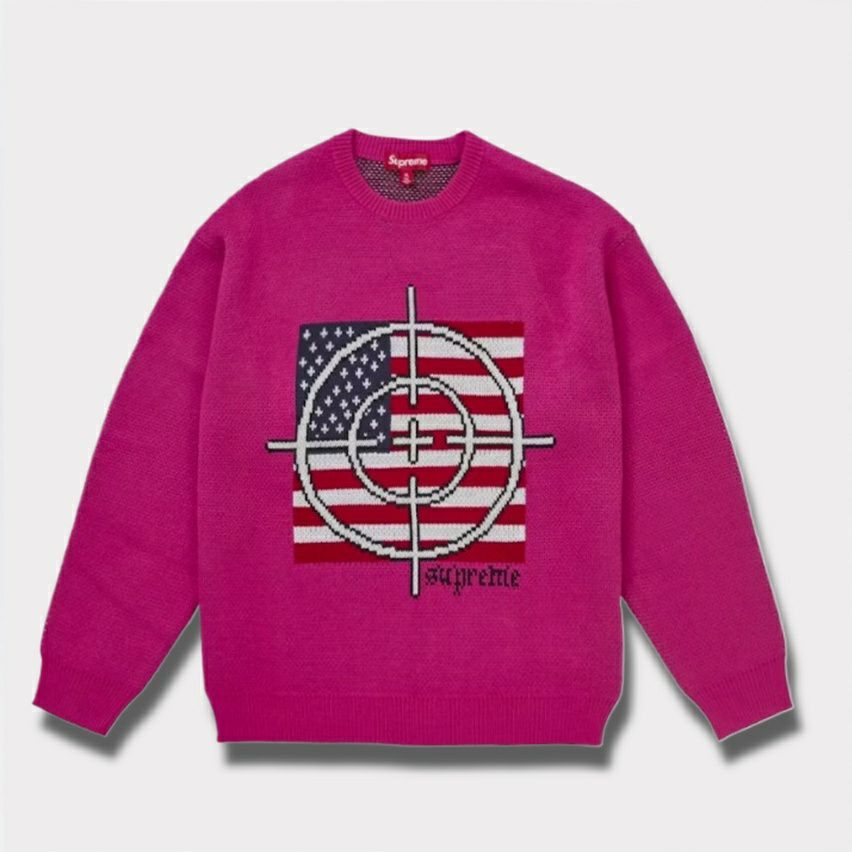 Supreme シュプリーム 2025AW Target Sweater ターゲット セーター ピンク