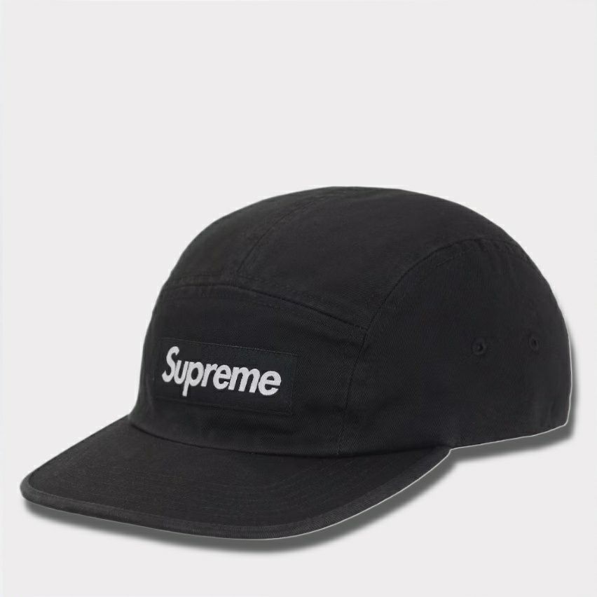 Supreme シュプリーム 2024SS Coated Denim Camp Cap コーテッドデニム