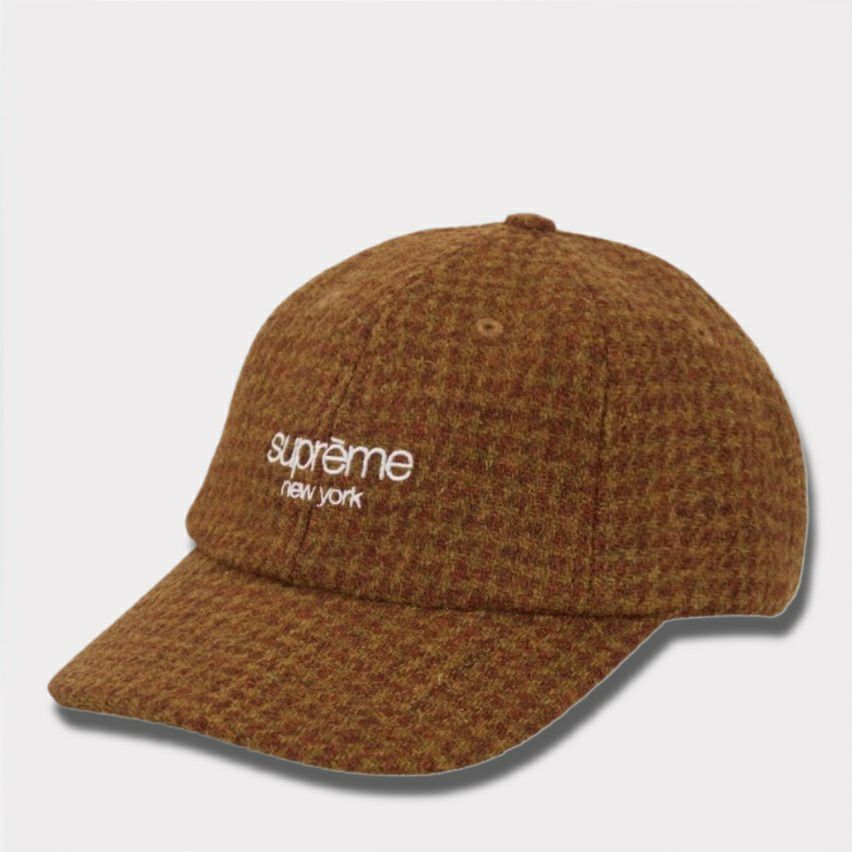 Supreme シュプリーム 2024AW Harris Tweed 6Panel Cap ハリスツイード