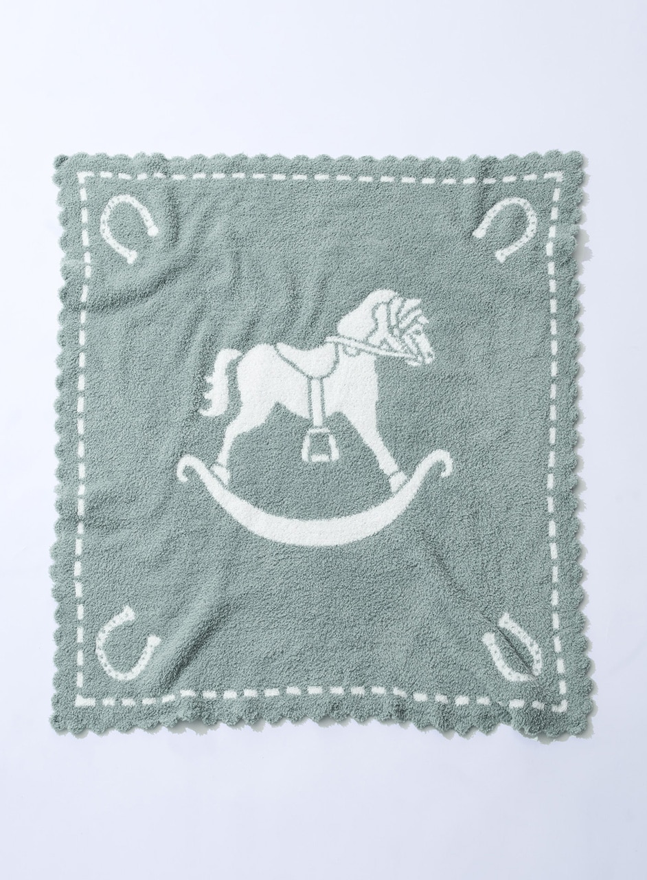 ギフト】ベビーオイル＆ベビーソープ＆木馬ブランケットセット