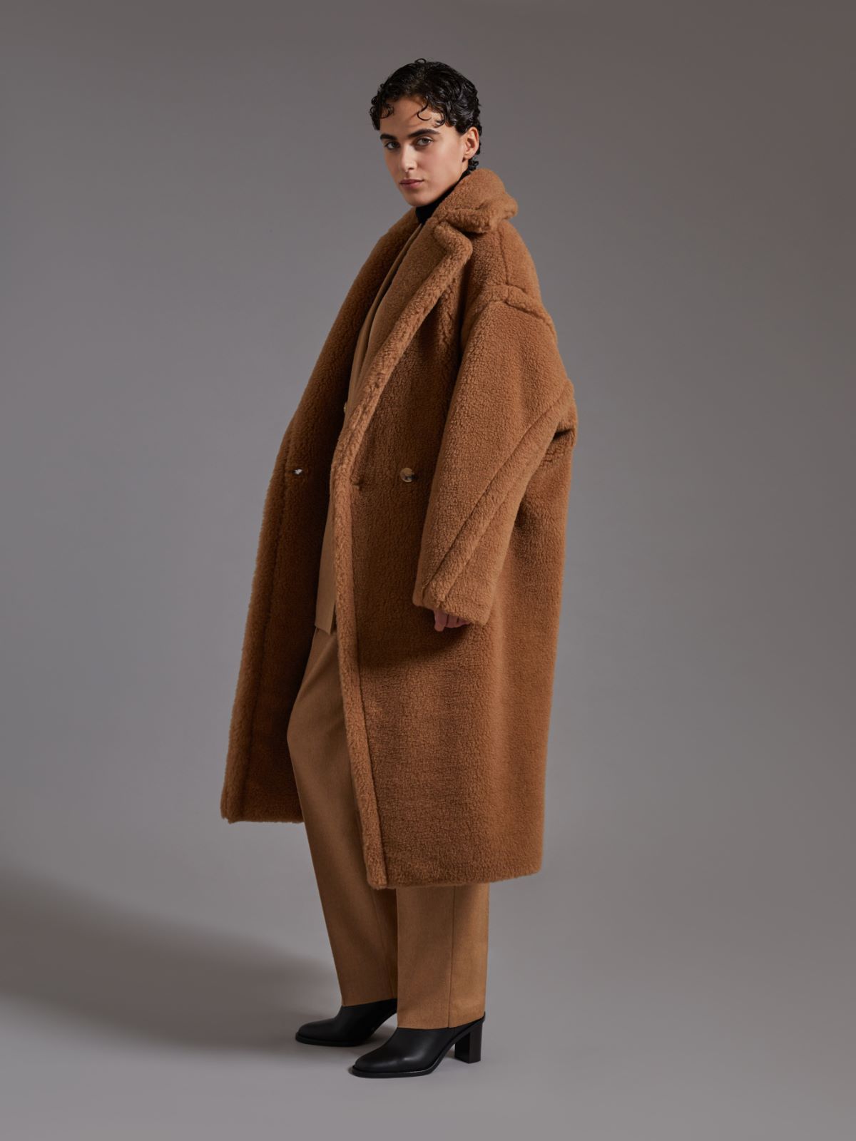 テディ] テディベア アイコン コート, camel | Max Mara