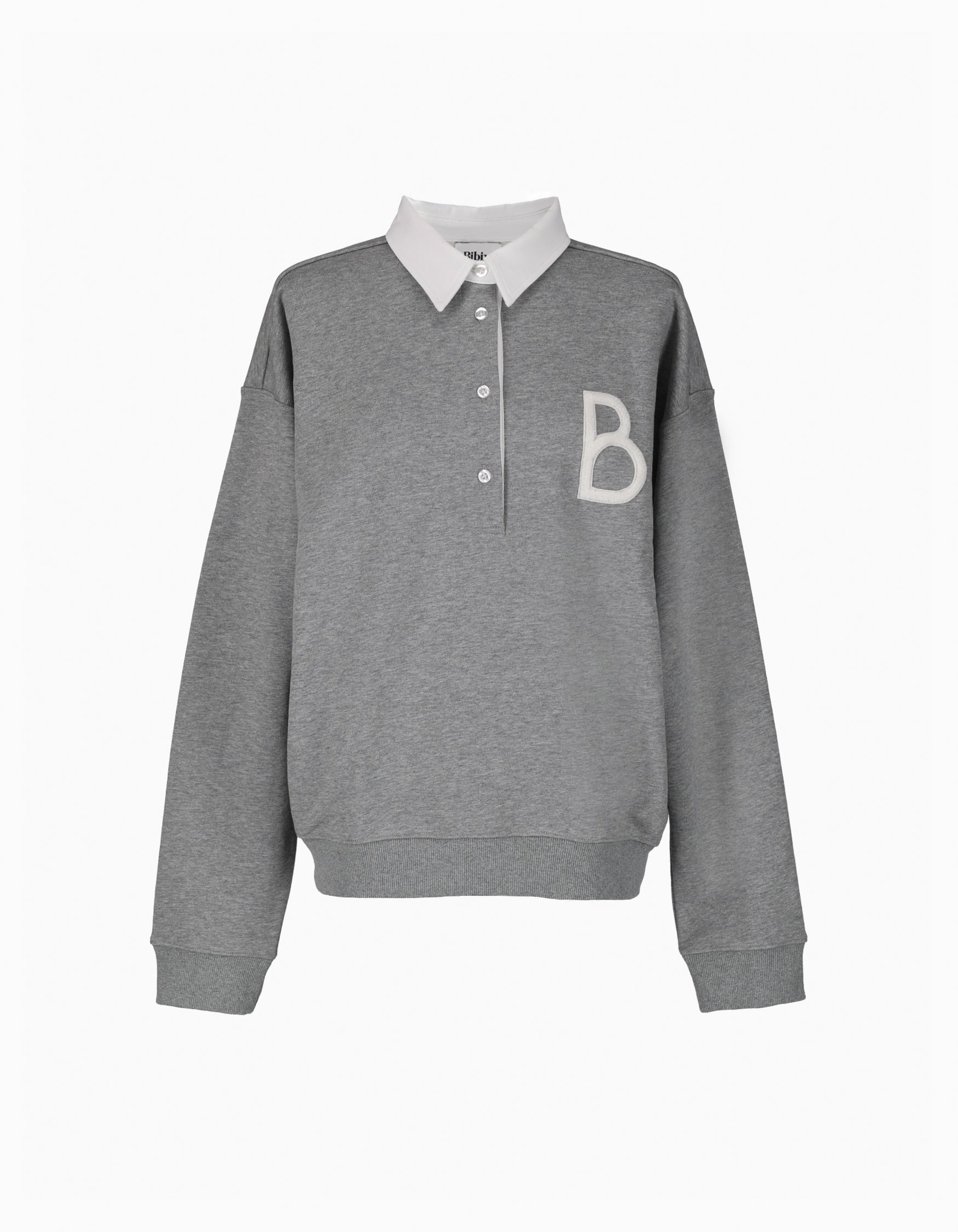 BIBIY. MADE | B. CLUB PREPPY TOP GRAY｜Bibiy.
