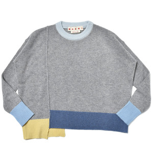 MARNI(マルニ)GCMD0504Q0/UFX385 カラーブロック カシミア製ニット