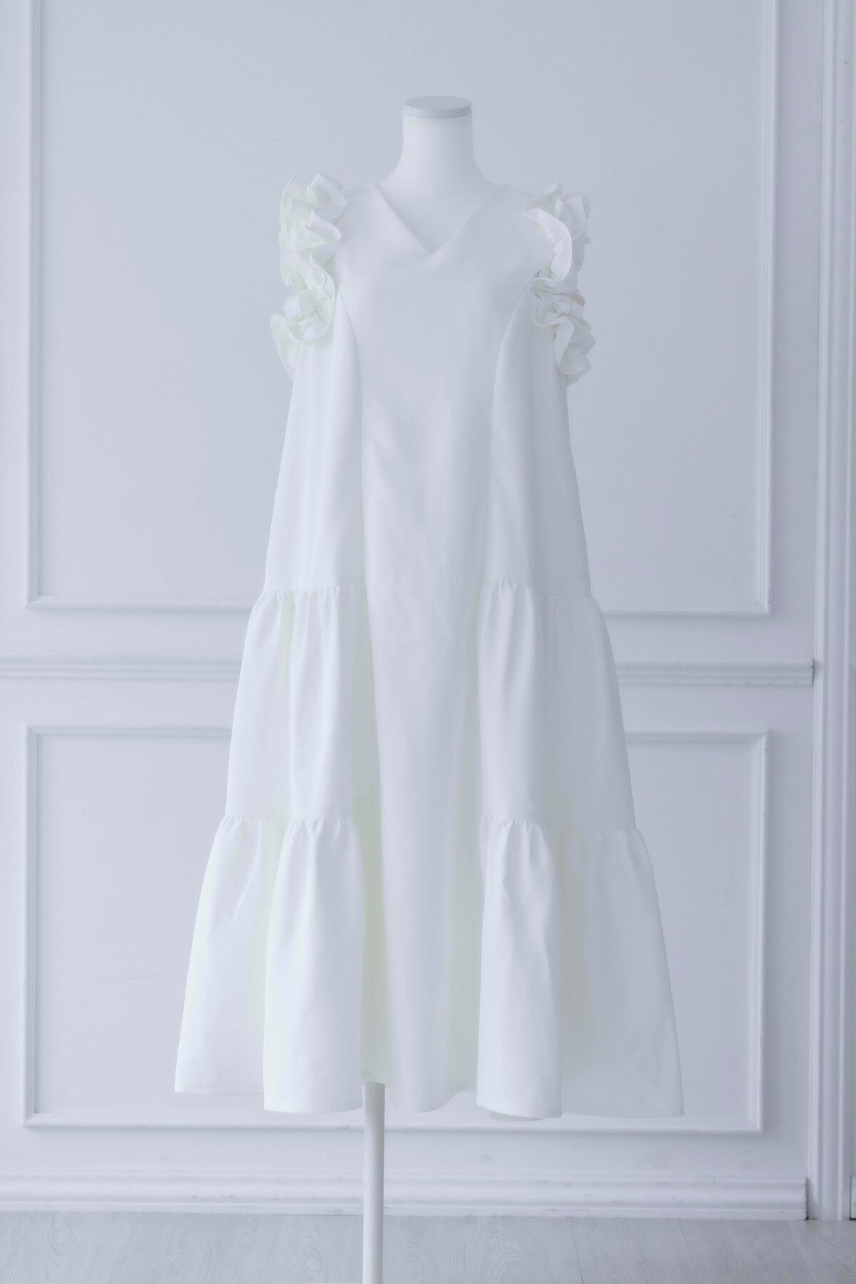 par-lang ドレス（ホワイト）【お上品な授乳服のお店bitnabi】