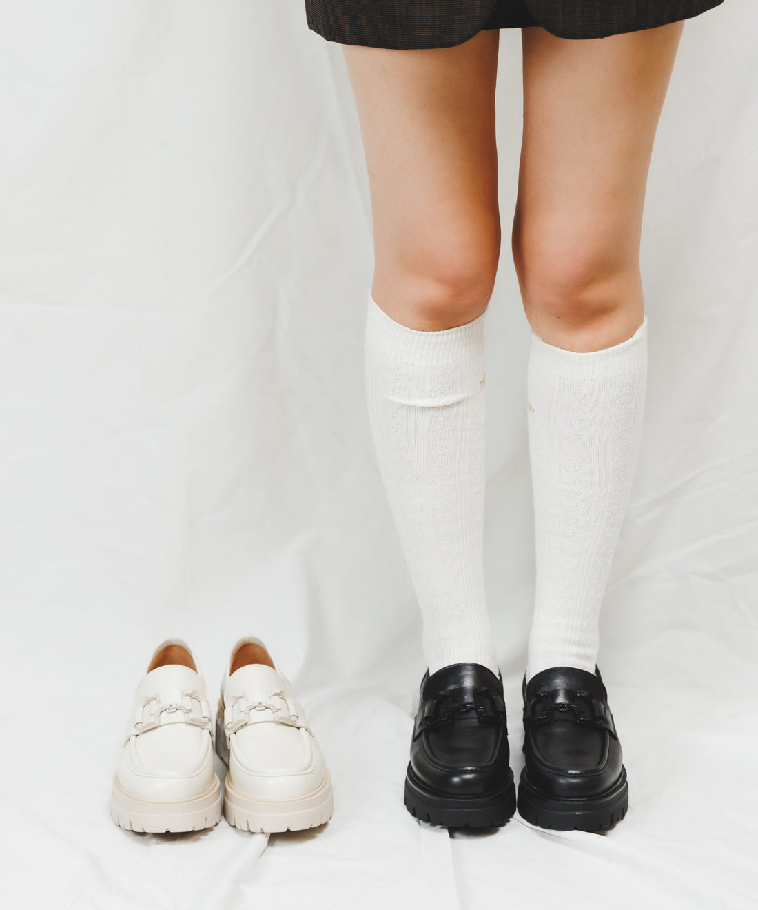 BONTRE/タンクソールビットローファー