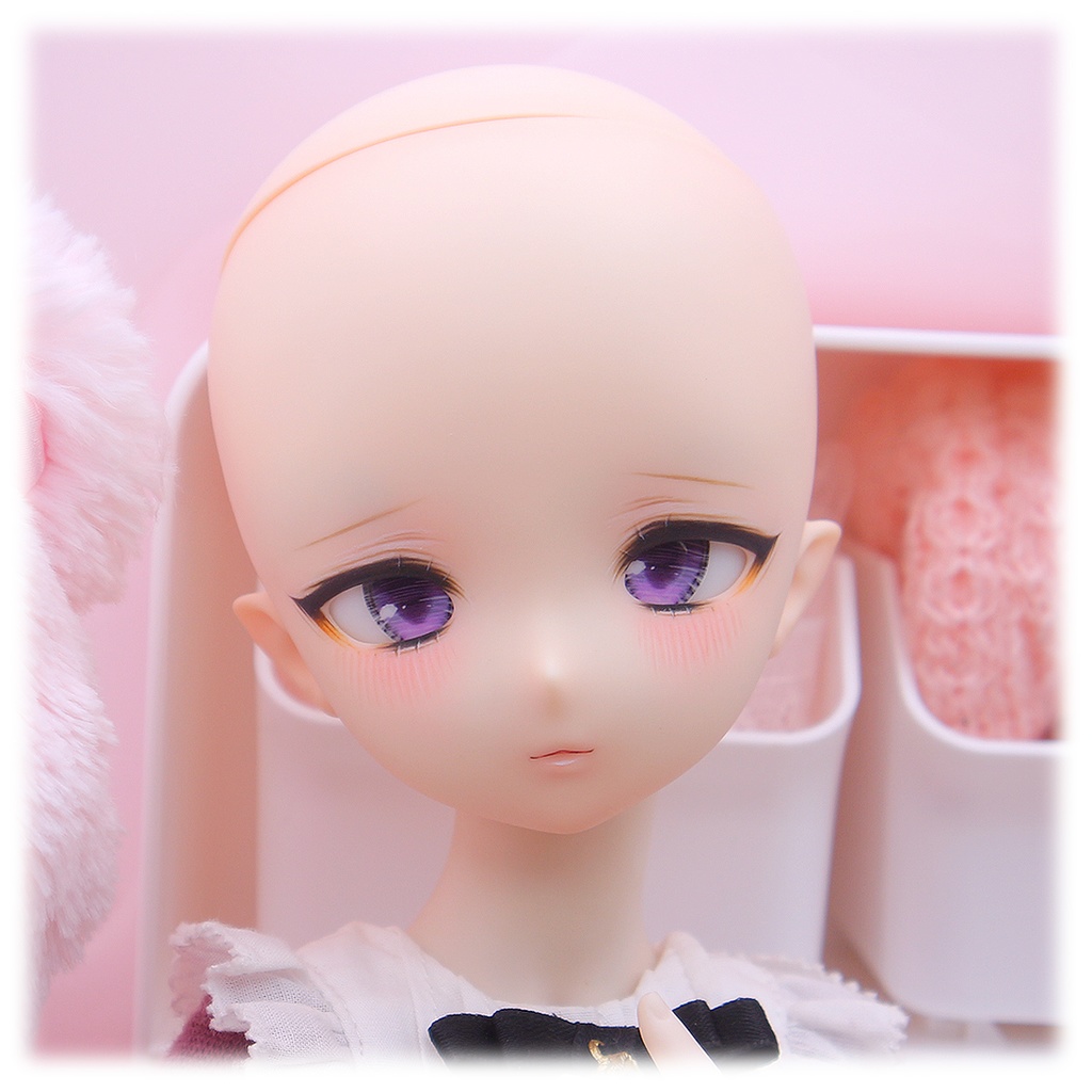 1/4ドールヘッド imomodoll MIKO カスタムヘッド セミホワイト肌＋