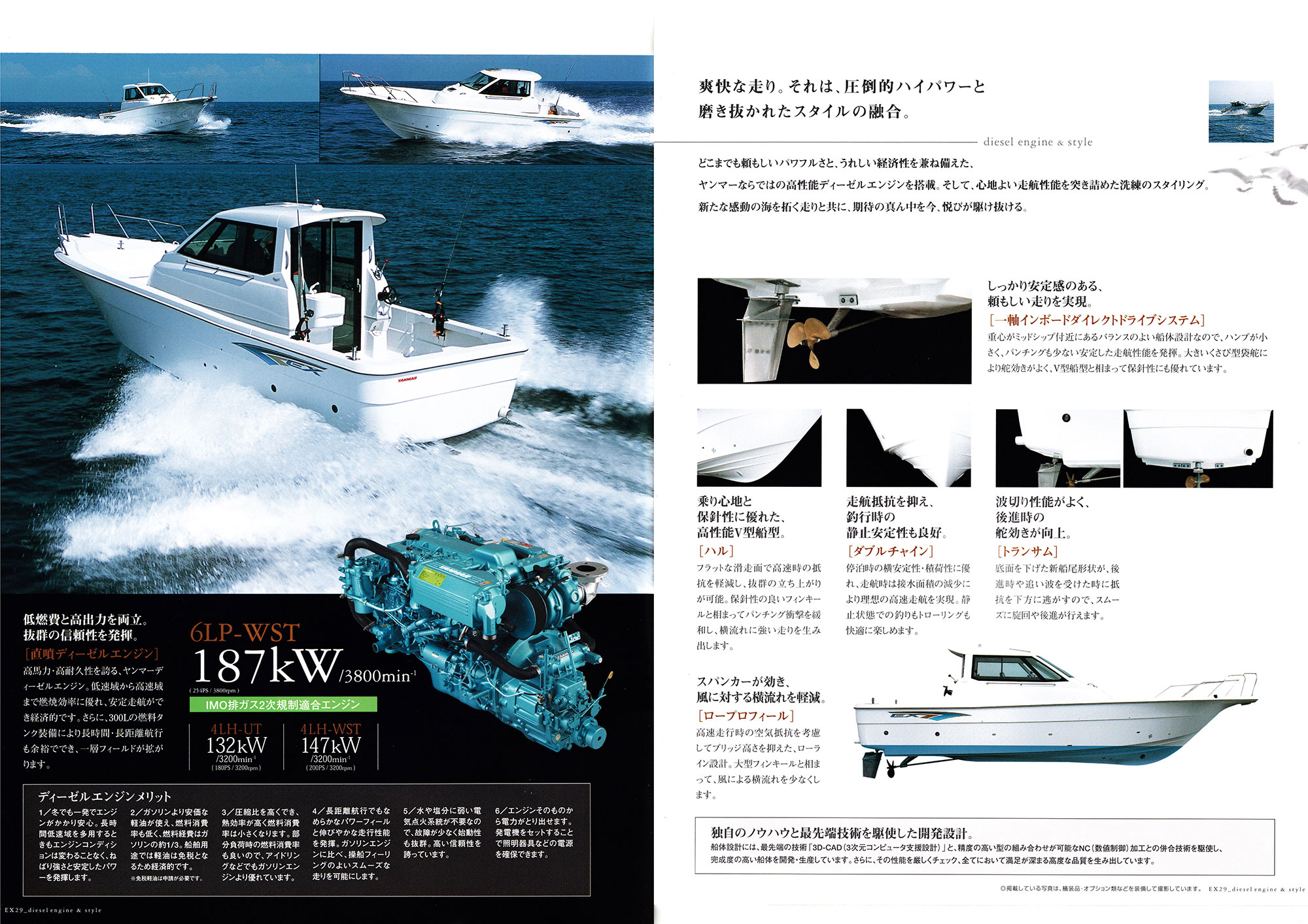 過去カタログ ヤンマー Boat 2018 EX29｜WEB博物館ボートミュージアム