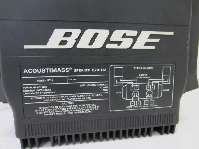 56. BOSE 501Zについて | BOSE・スピーカー宅配買取専門サイト - BOSE
