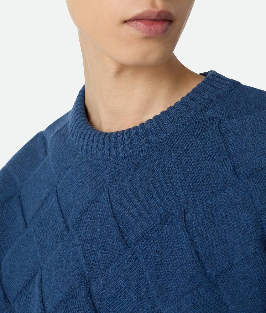 イントレチャート ウール セーター のために メンズ で クルーズ