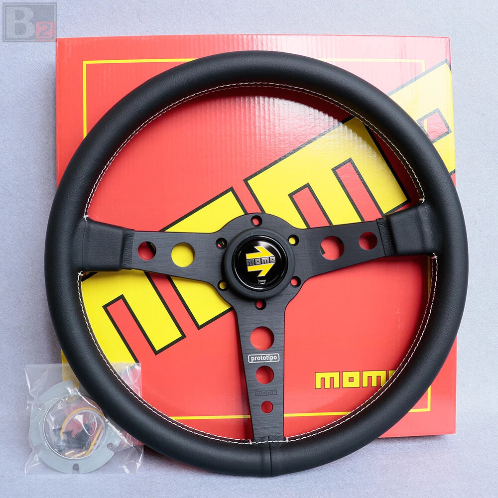 Momo Prototipo Leather Steering Wheel 350mm – Box 2 Motorsport