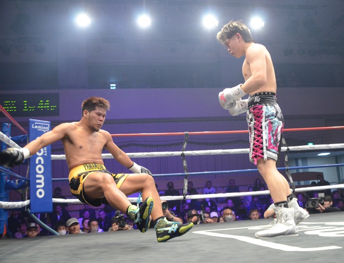 佐々木尽豪快、ワンパンチKOで復帰 田中空とのライバル対決をアピール