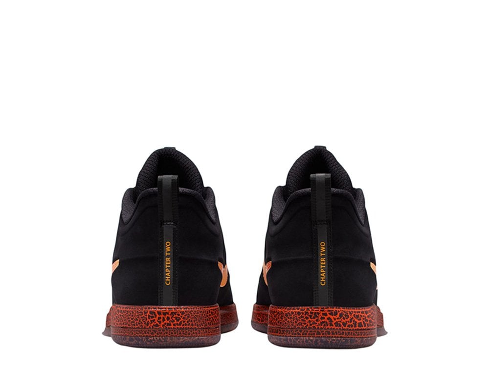 Pantofi Nike Book 2 „Rising” Negru/Portocaliu de siguranță-Sundial