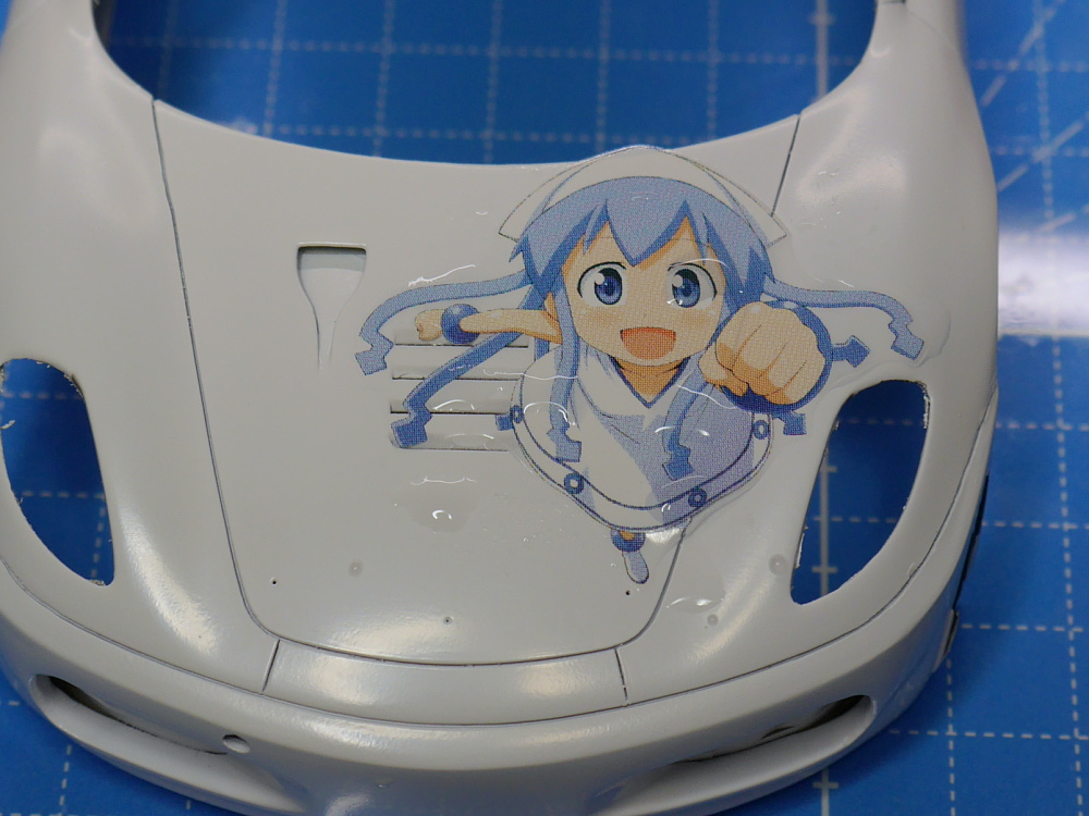 フジミ 1/24 イカ娘フェラーリ 制作記 第7回 | 模型の花道のブログ