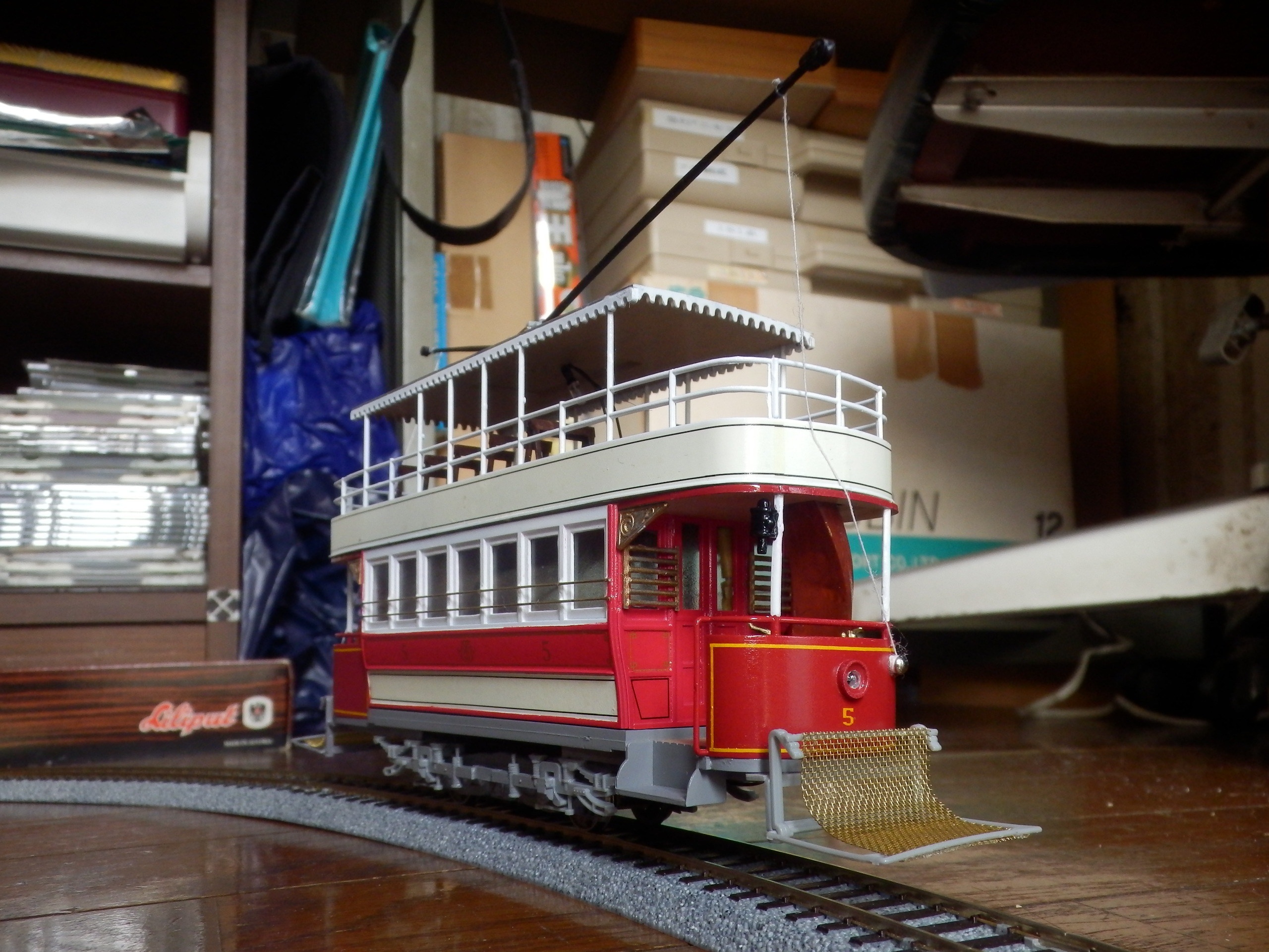 2020.11.6 MODEMO1/45大坂市電2階建電車プラキット | 所長、失格に