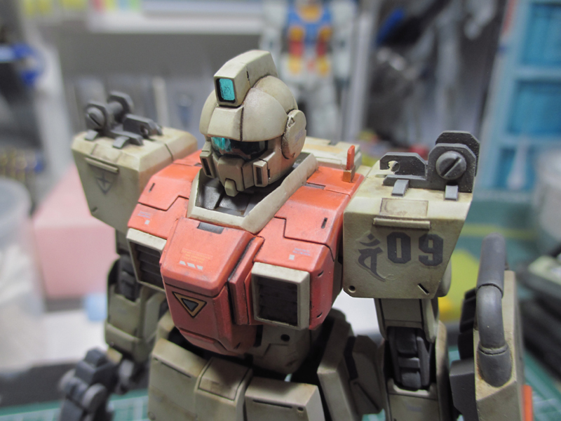 陸戦型ジム、ウェザリング - ガンプラ好きなお父さんの決意