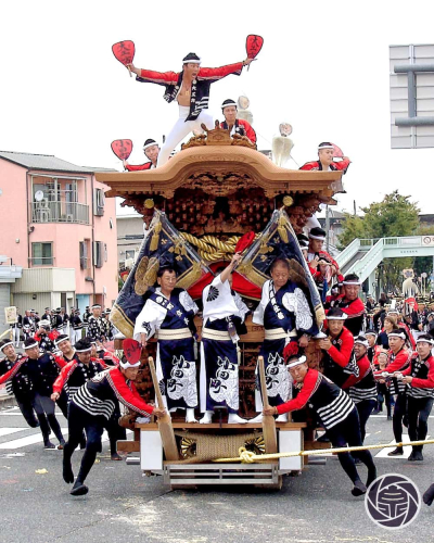 小田町のだんじり（和泉市・郷荘地区）泉祭記