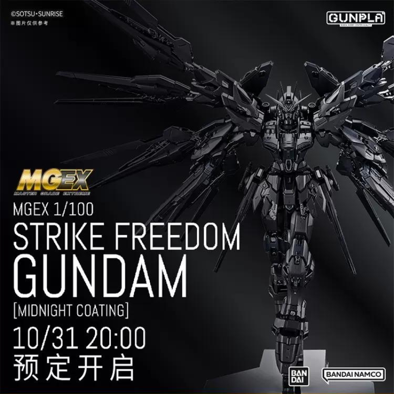 MGEX 1/100 ストライクフリーダムガンダム[MIDNIGHT COATING]、中国
