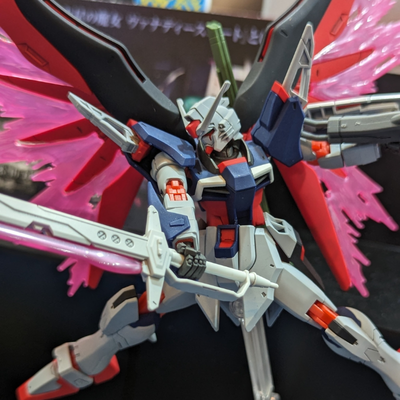 HG 1/144 デスティニーガンダムSpecⅡ[最終決戦イメージカラー]の塗装