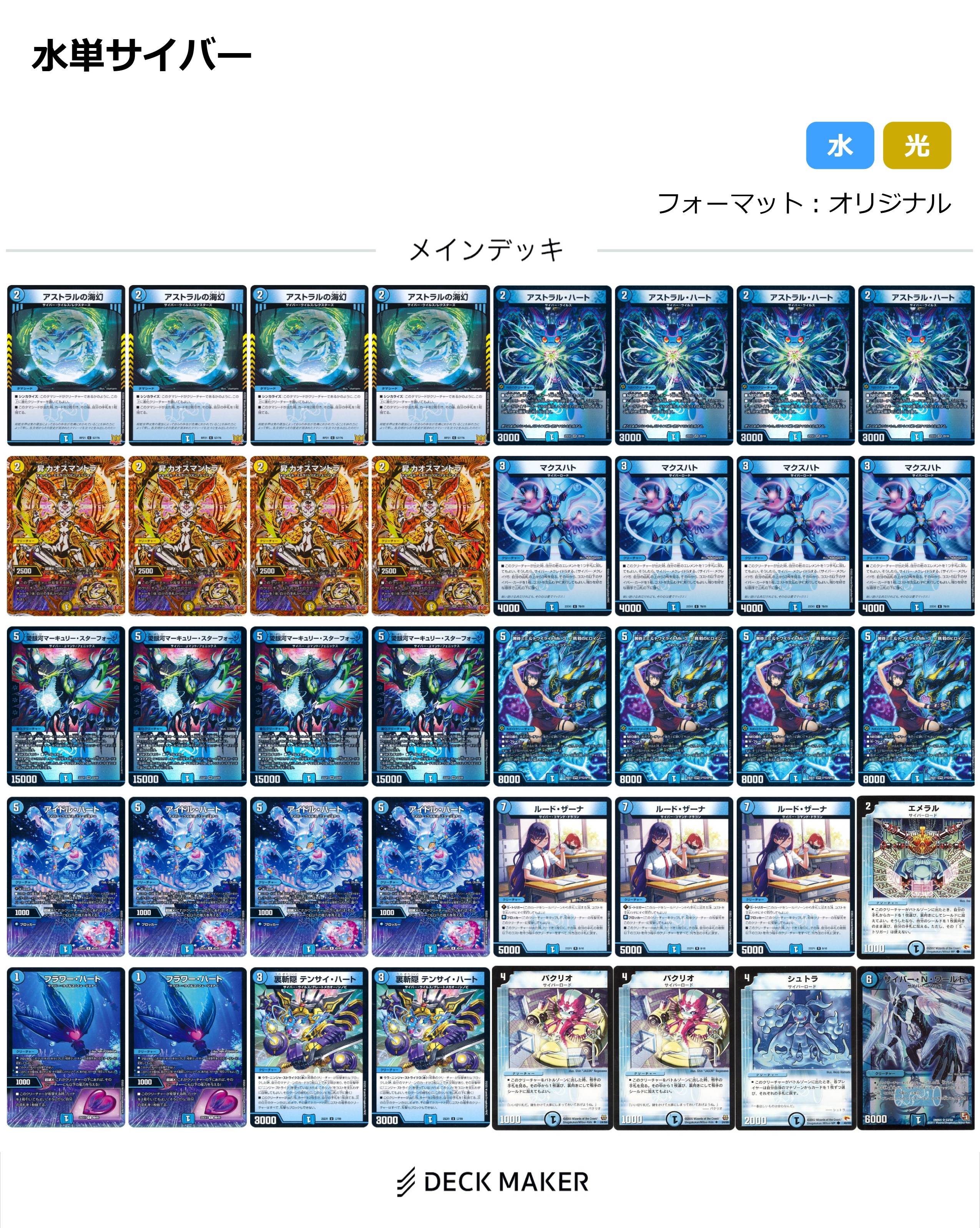 デュエマ オリジナルCS】「二本槍CSinポンポコ(2025/8/6)」結果 青単