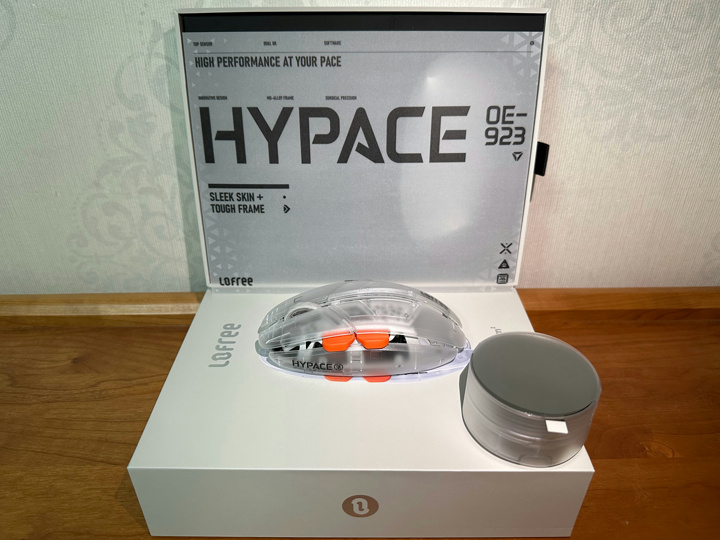 LOFREE、スケルトンシェル版も出回りだしたビルトオンフレーム構造の