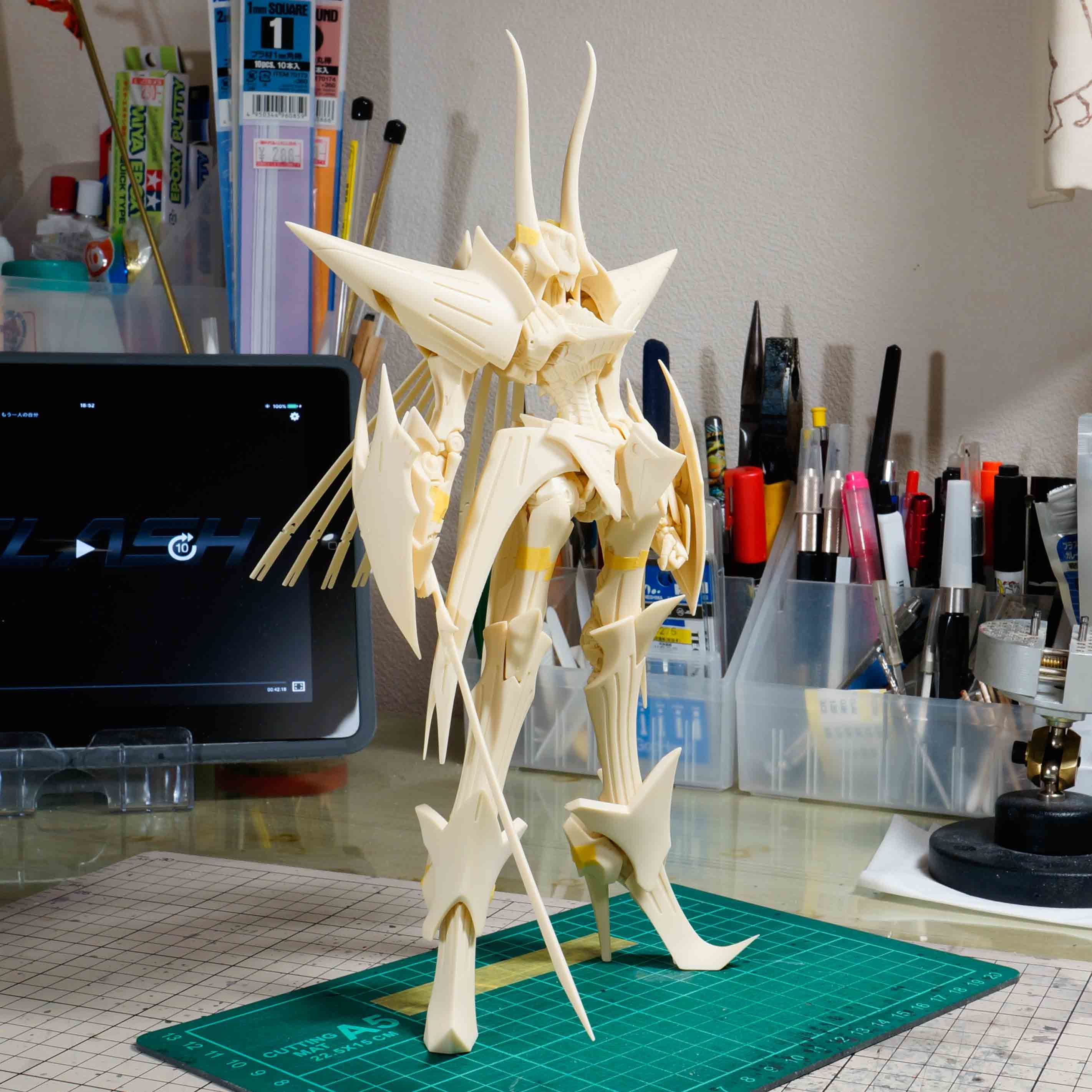 SAV_ファントム_ナイアス・ブリュンヒルデ騎 仮組み - modeling-hiroroom