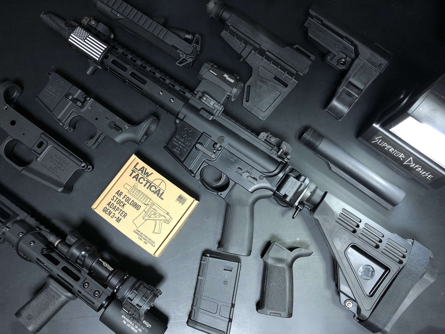 次世代 M4 CQB-R NEWカスタム続編!! 実物 LAW TACTICAL GEN 3-M & 実物