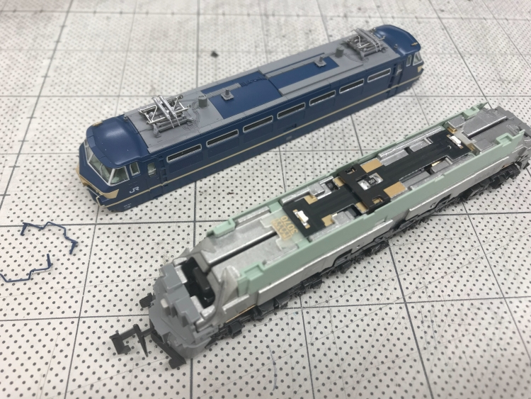 KATO 3090-3 EF66 0番台後期形 ブルートレイン牽引機の入線整備（前