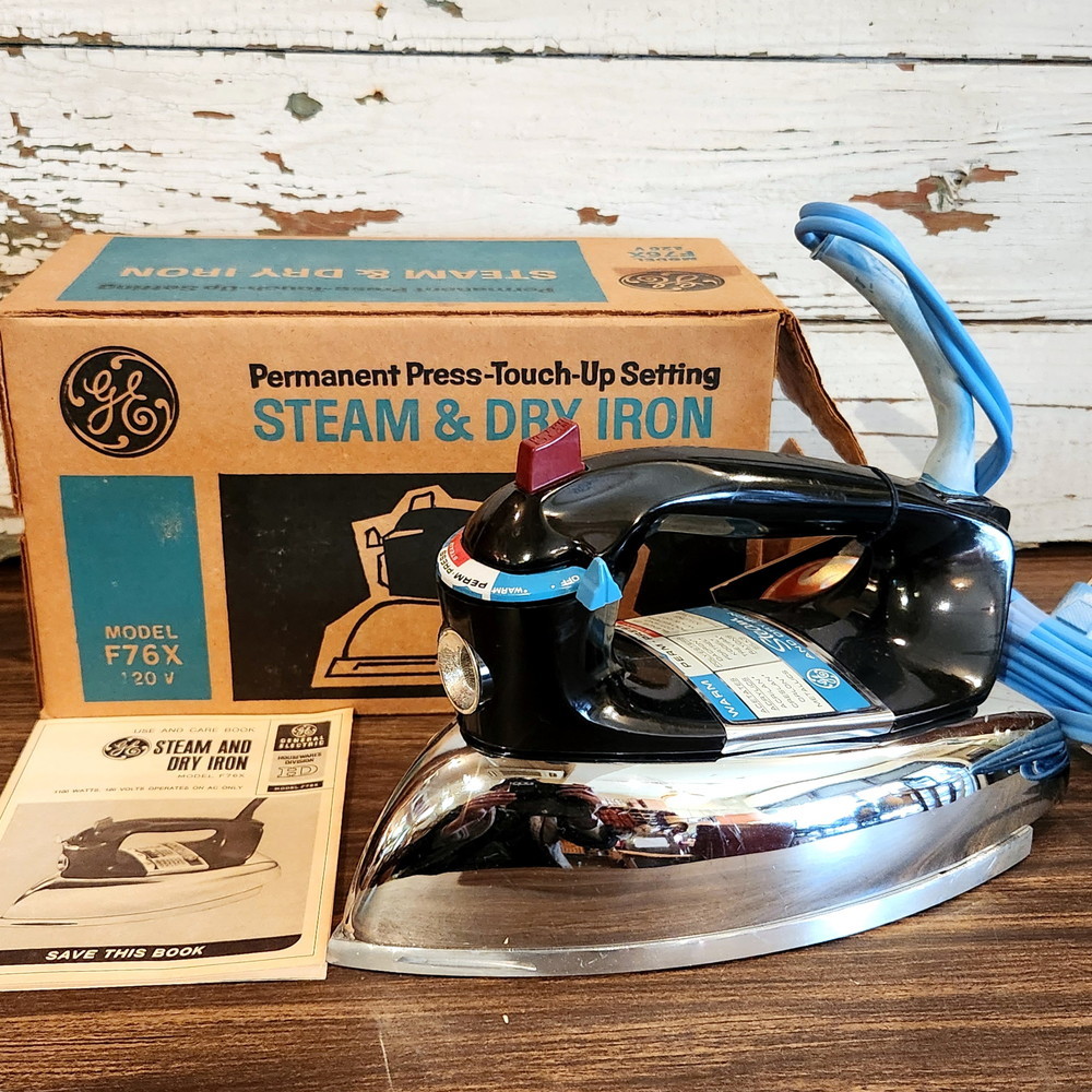 GE ヴィンテージアイロン（スチームアイロン）/元箱付き - [Sold Out