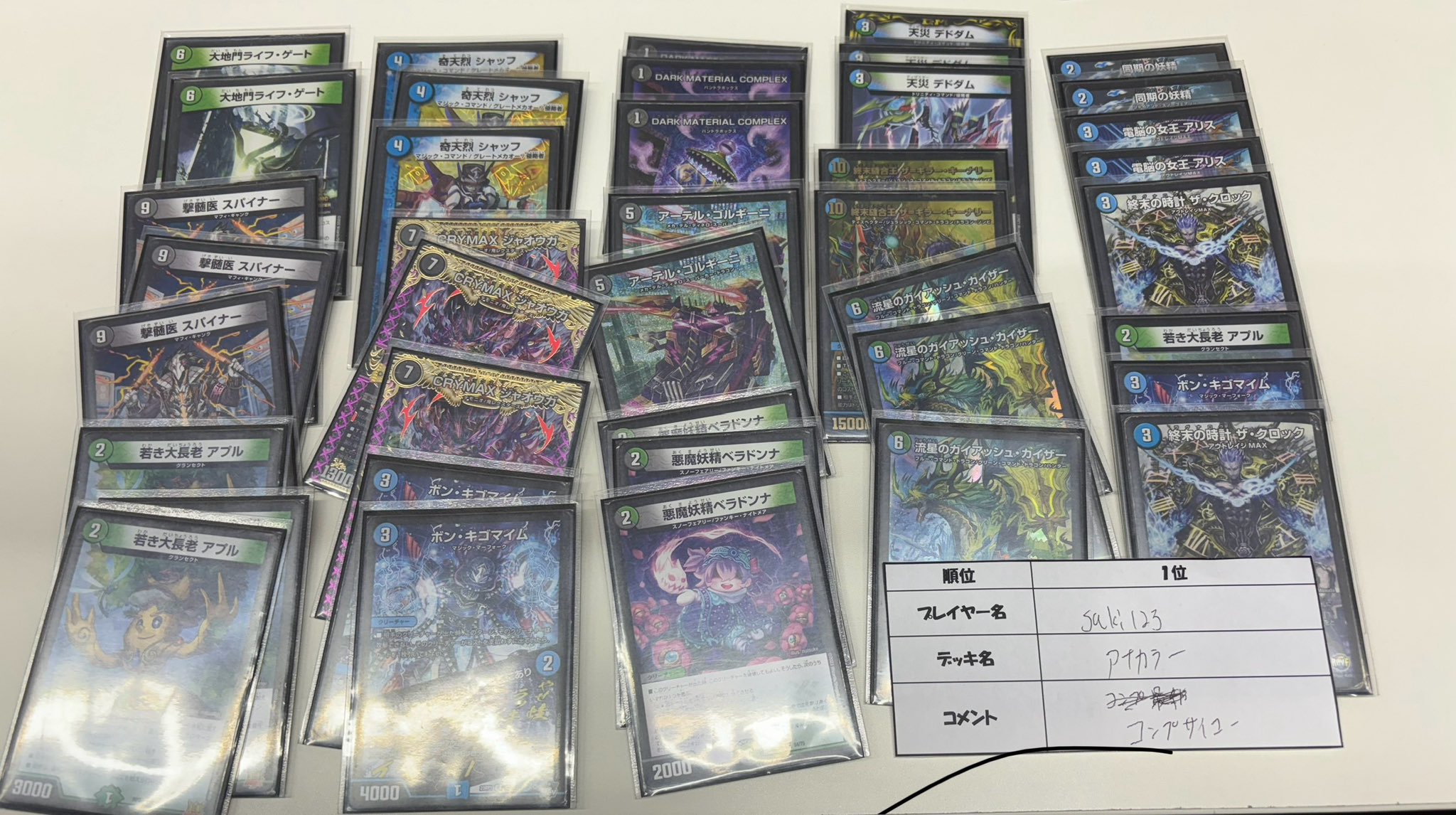 デュエマ オリジナルCS】「第14回 フルコンプ福岡天神店CS(2024/4/21