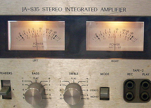 ◇ビクターコンポーネントプリメインアンプ[JA-S35」の修復修理 VOL1
