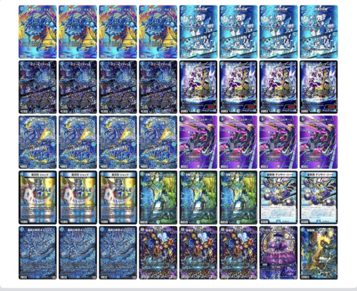 デュエマ オリジナルCS】「トレカラインCS(2025/11/8)」結果 ドロマー