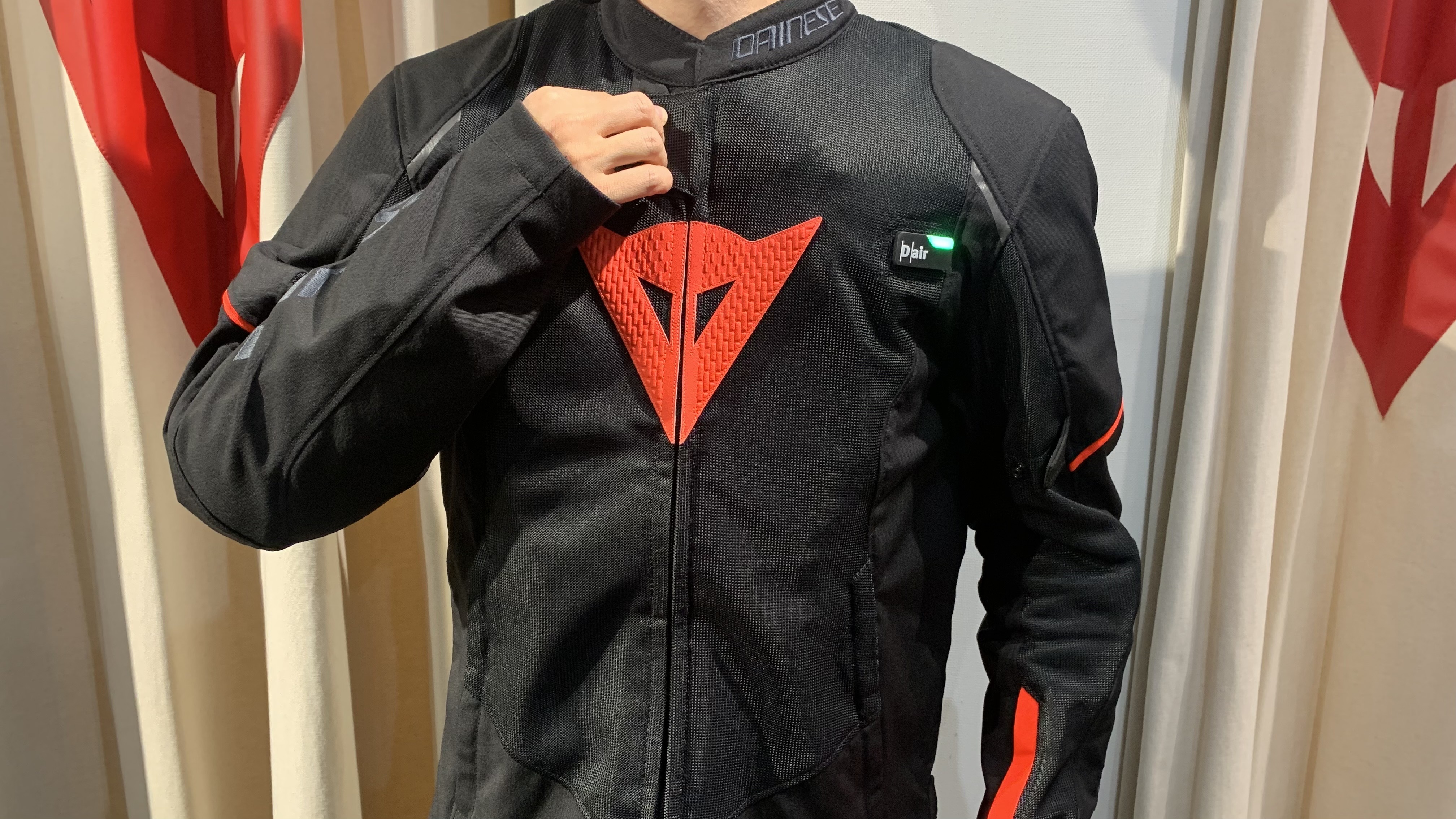 メッシュジャケットxD-airシステムの保護性能”SMART JACKET LS SPORT