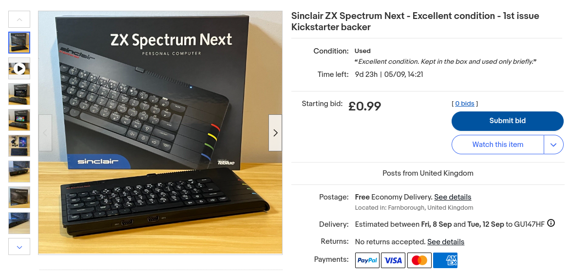 Goodbye ZX Spectrum Next - Alan Pope's blog