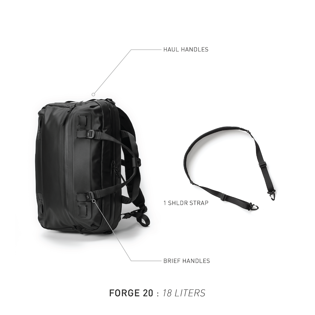 Black Ember FORGE-20 | Laptop Backpack For Men