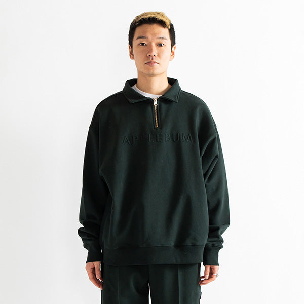 アップルバム ハーフジップ スウェット APPLEBUM Solid Color Half Zip