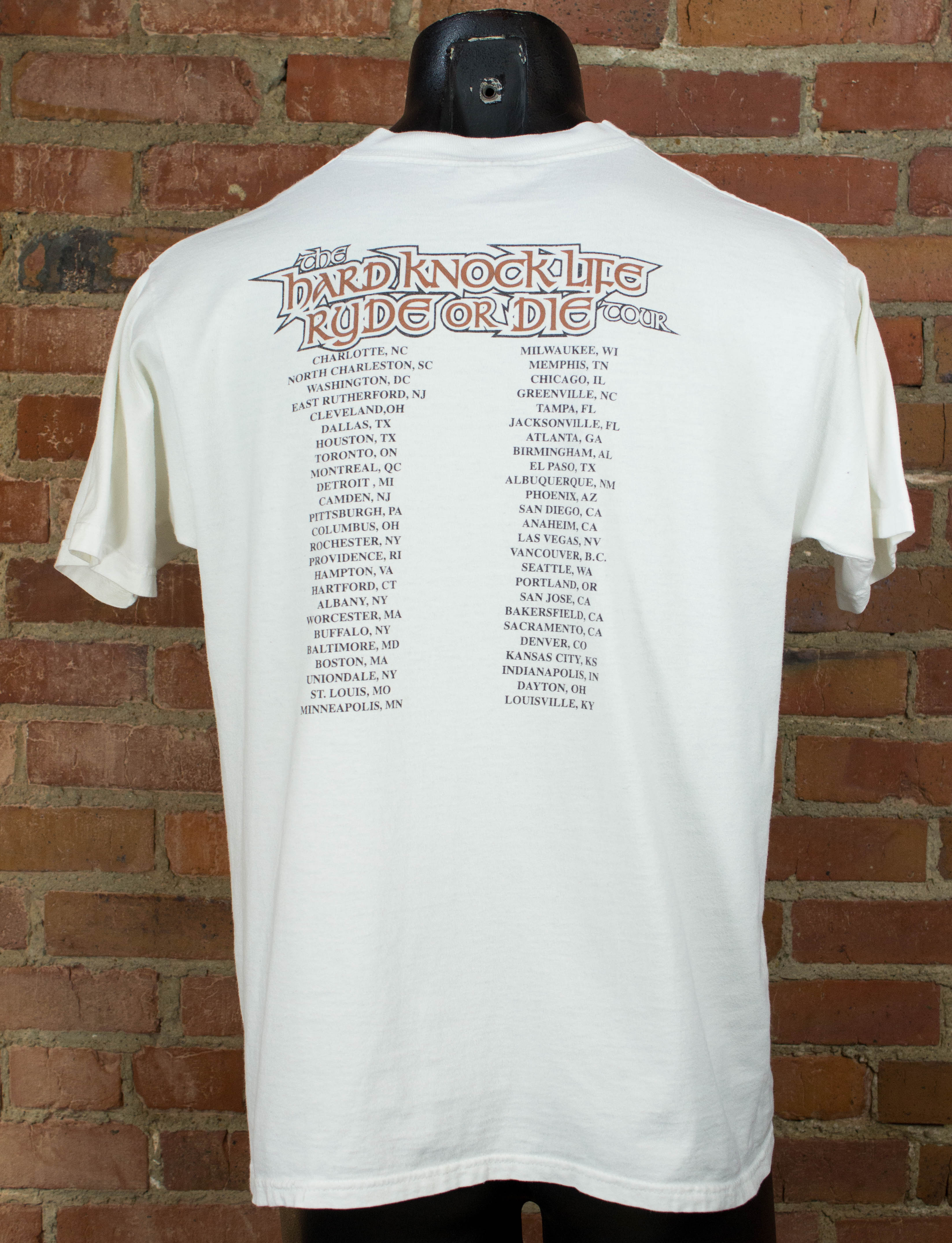 Vintage 1999 Jay Z DMX The Hard Knock Life Ryde or Die Tour Rap