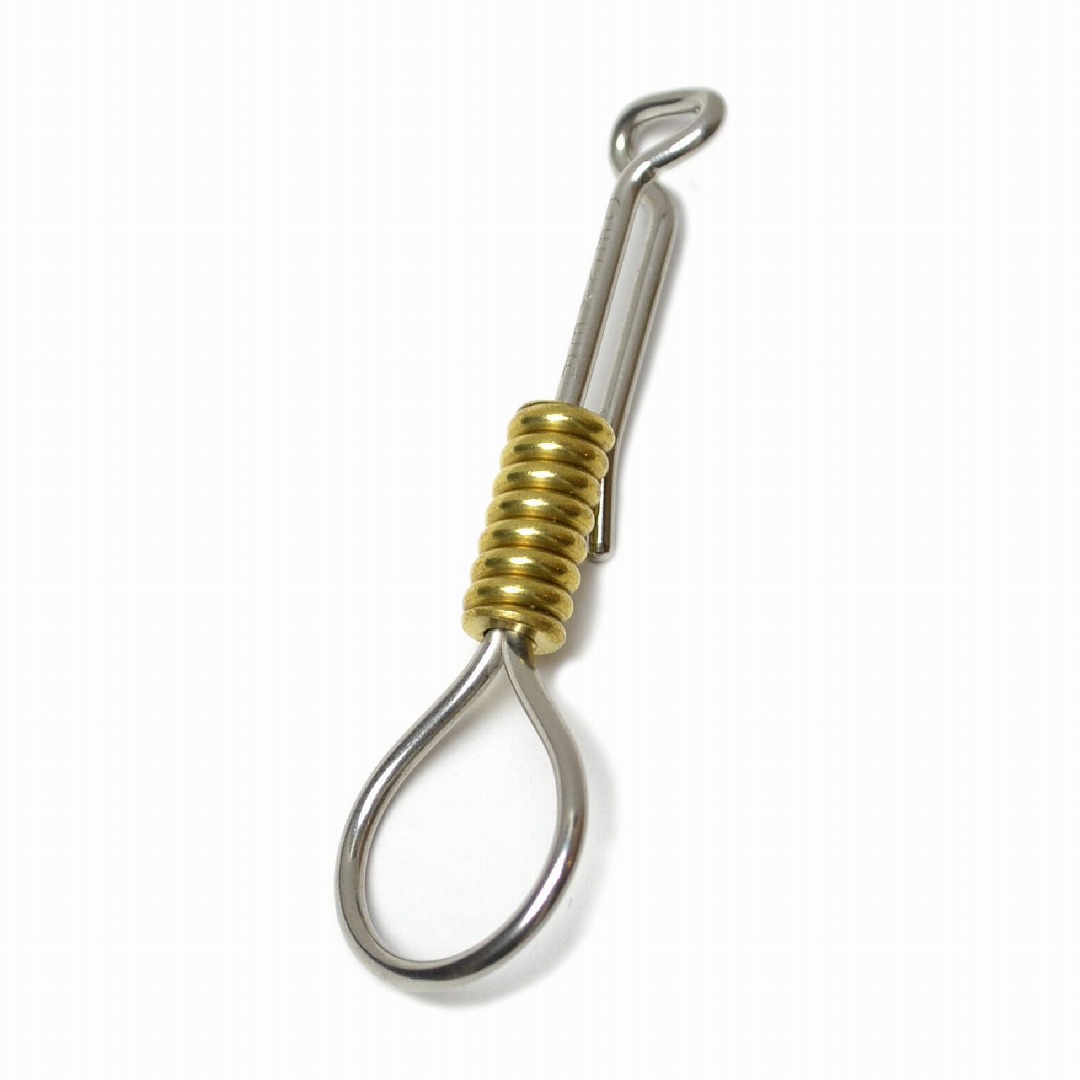 BLACK SIGN Main Lodge / Hang Noose Key Chain / Stainless×Brass