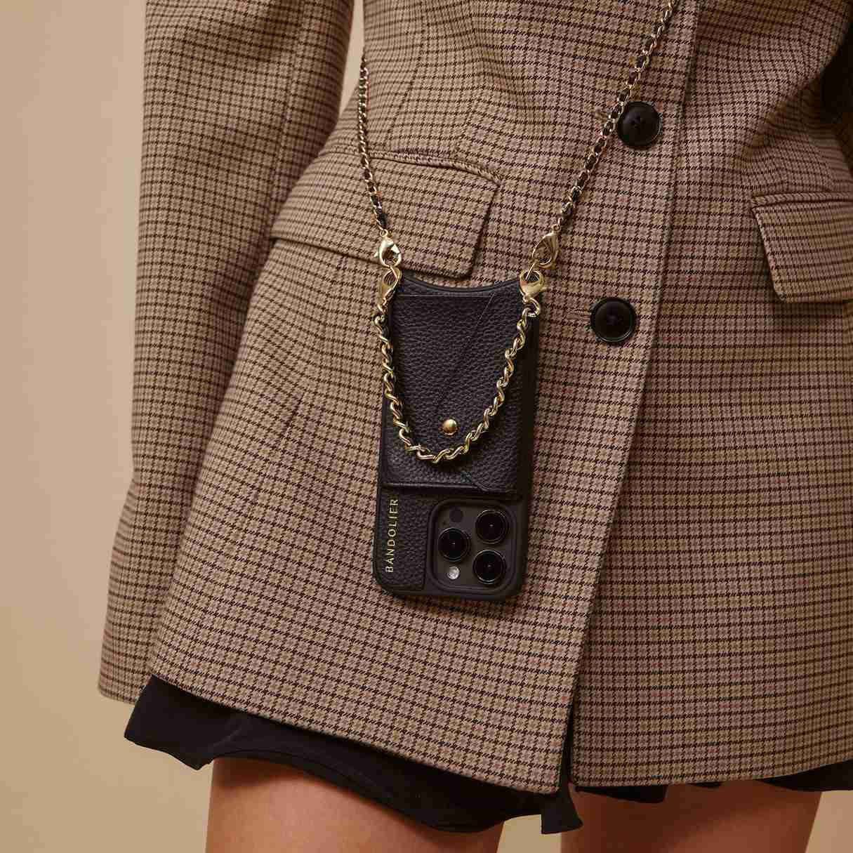 LILY STRAP SET BLACK リリー ストラップセット ブラック ゴールド